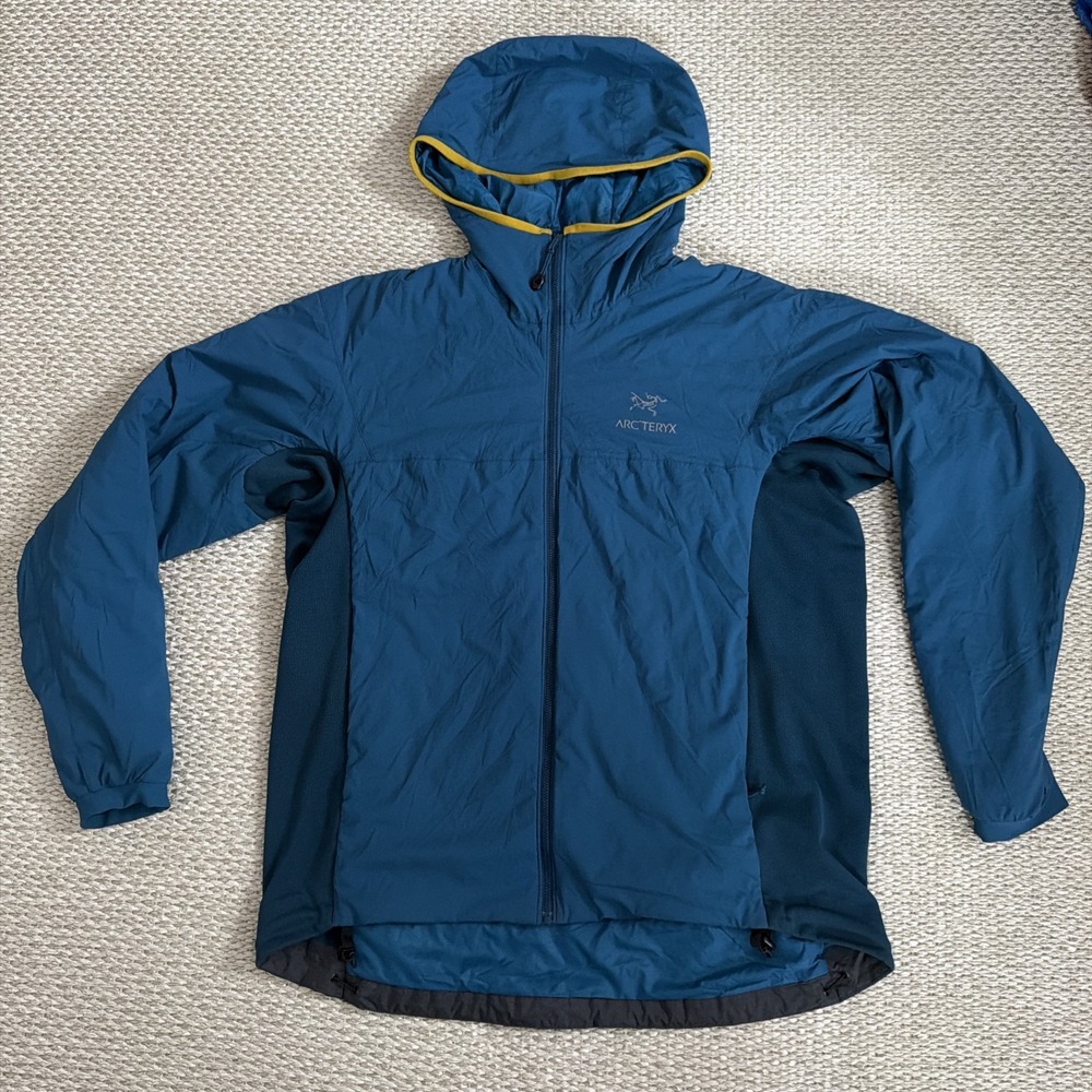 mens arcteryx jacket Light Weight Atom Insulated Hooded Hoodie Coat. XL. Vintage